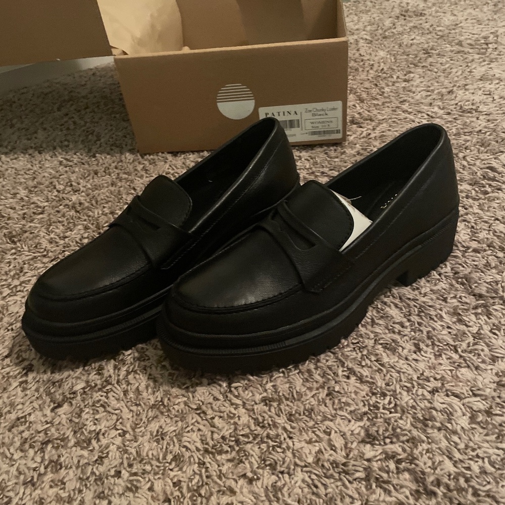 BNIB Portland Leather Zoe Chunky Loafers